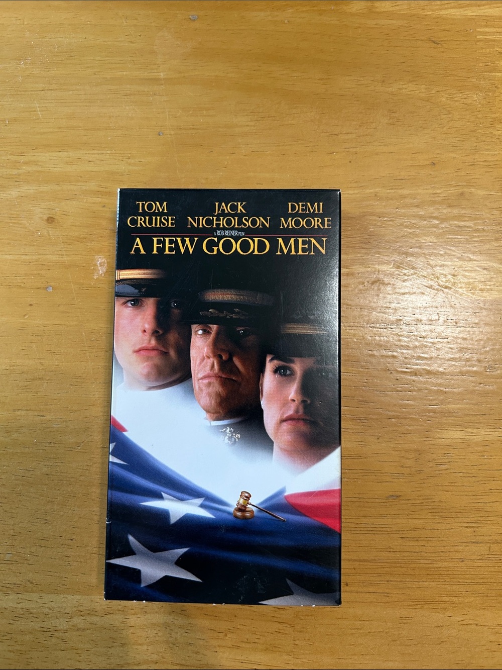 A Few Good Men VHS Tape - Movie Cover with Red, Blue, White